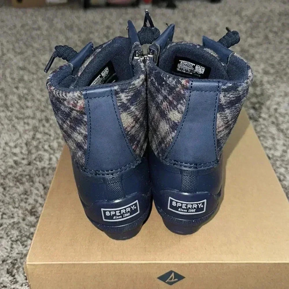 Sperry Syren Gulf Wool Navy Boots - Picture 5 of 6